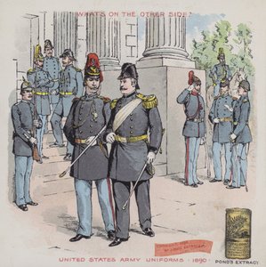 美国军队制服，1890年 作者 美国学校